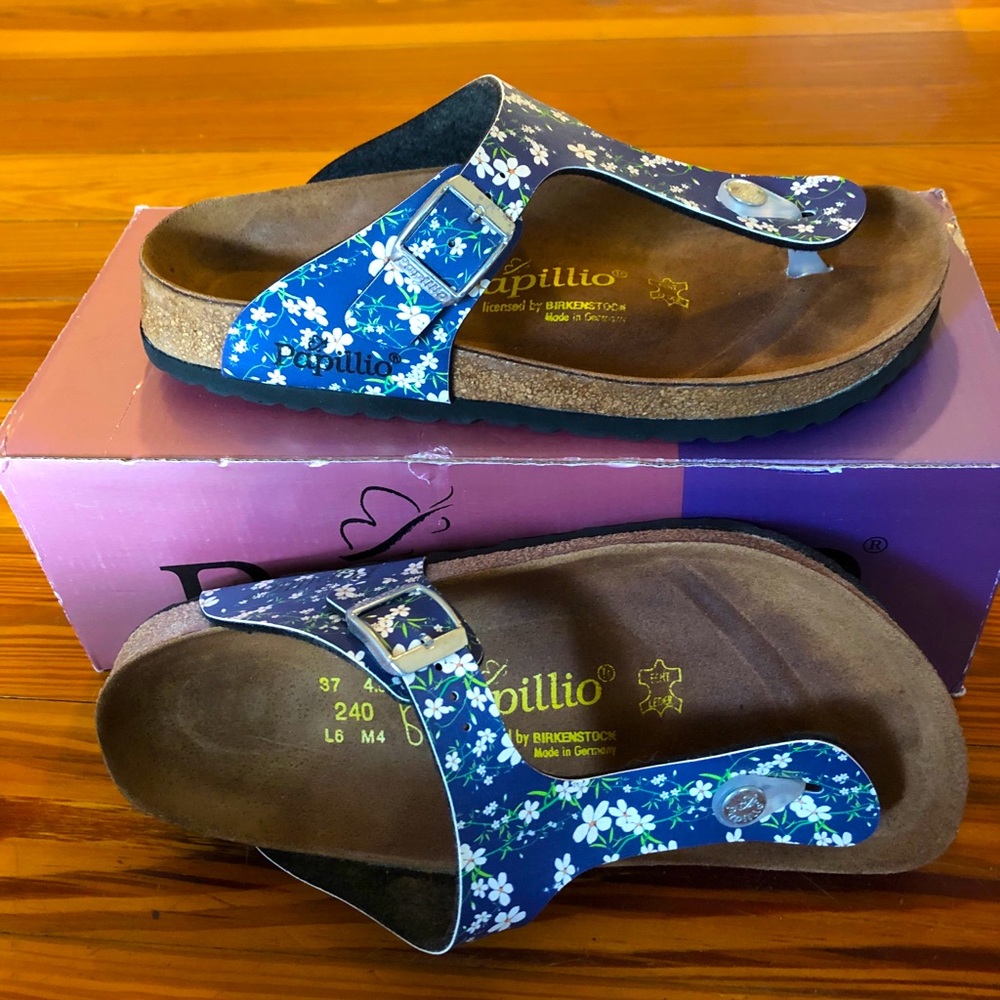Ladies 6 Gizeh Magnolia blue Papillio Birkenstock